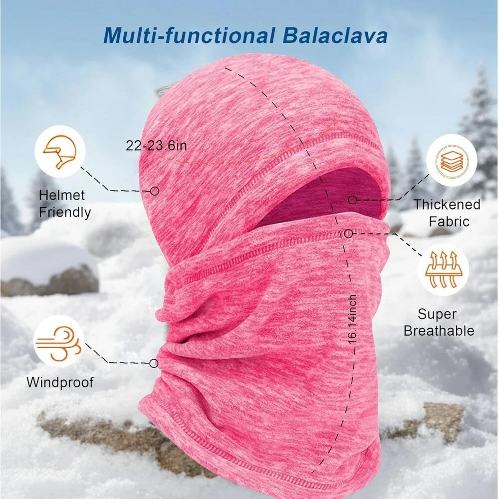 Winter Balaclava Ski Mask Breathable Warm Full Coverage for Snowboarding